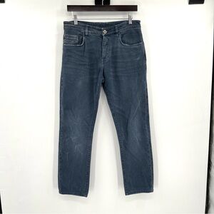 TELERIA INDIGOZED Jeans 31 Made in Italy 5 Pocket Denim Blue Cotton Stretch Men